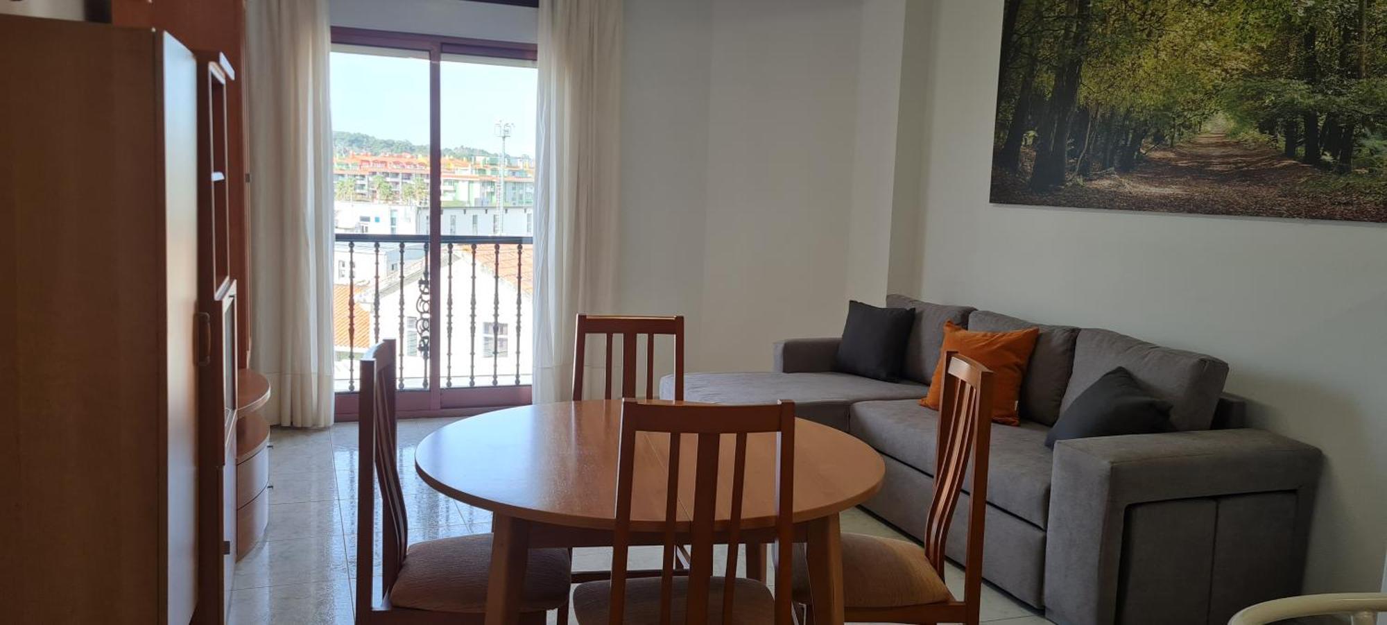 Apartamentos Corea Portonovo Bagian luar foto